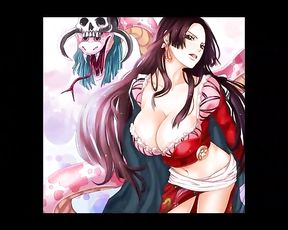 One Piece Nemi and Hancock's softcore anime pictures 38 pieces ONE LUMP