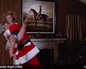 Celebrity Linnea Quigley Sans Boulder-Holder And Softcore Vid Scenes