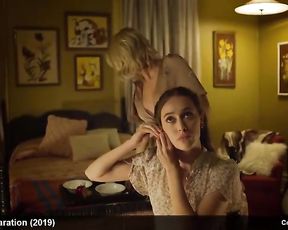 Alycia Debnam-Carey, Claire Holt & Francesca Eastwood Glamour Flick Sequences