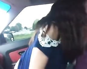 BFF First-Ever-Ever Time Lesbo lovers in my car Ft Lauderdale Lesbos Part1