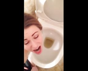 Coronavirus Compete: Slurp the Rim of the Wc and Swallow Urine Boy