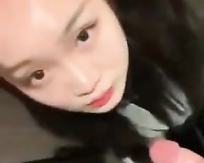 Stunning Korean Lady-Pal Fellates Hookup-Stick in Public Changing Room