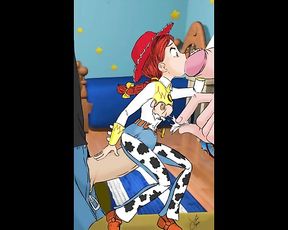 Jessie From Toy Story Porn - Disney/Pixar Toy Story: Jessie Compilation - Erotic Art Sex Video