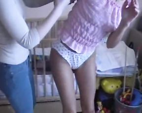 Pretty Adult Baby Damsel Spanking and Diapered - Visit Diaperdownloads.x2.to