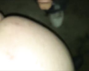 PHAT DARK-HUED MAN MEAT ravages white PLUS-SIZE at adult theater without a condom