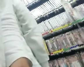 Dickflash and Pop-Shot in Adult Shop