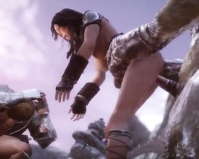 Dragonborn Takes Lydia through an Adult Skyrim Playthrough.