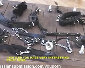 A huge-titted wife penalized for her whorish experiments in adult movies