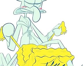 Spongebob And Squidward Porn - Spongebob Gets Ripped Up Rock-Rigid by Squidward Mpreg Story - Erotic Art  Sex Video