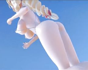 MMD - Kiss Me, Harley Goddess x Yuripe Adult Naked