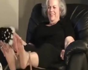 Ginormous Grandma's Feet Tickled Swift Tweak