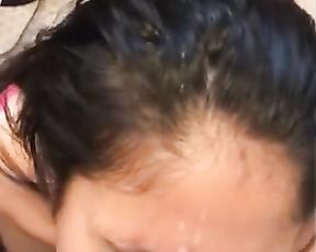 Wondrous Facial Cumshot Jizz Flow Short Tweak