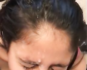 Wondrous Facial Cumshot Jizz Flow Short Tweak