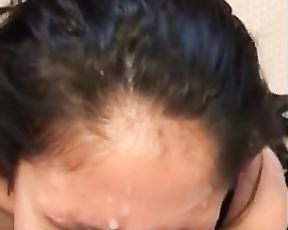 Wondrous Facial Cumshot Jizz Flow Short Tweak