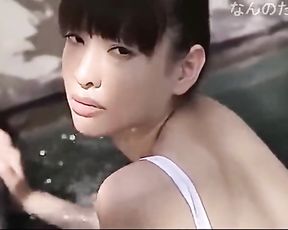 Japanese Bathing Suit - Mayumi Morishita White Bathing Suit - Non Naked