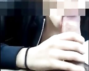 Latina Teen College Freshman Buddy Sucking on my Meaty Dark-Skinned Trunk (CLAMPS)