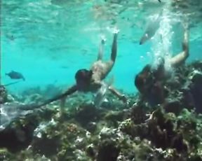 Tahitian Ladies Swimming Underwater (erotic)