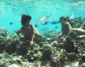 Tahitian Ladies Swimming Underwater (erotic)