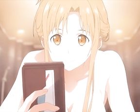 Asuna Nude Bathtub Scene [sword Art Online Ordinal Scale]