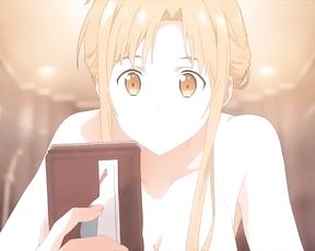 Asuna Nude Bathtub Scene [sword Art Online Ordinal Scale]