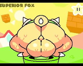 Bowser Facefucks Piranha Plant W/retro Sounds+Music (Art by Superior Fox)