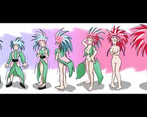 TG, Chick to Lady, Age Progression Transformation (Art by Thatfreakgivz)