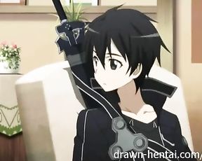 Sword art Anime Pornography - Asuna have joy mode