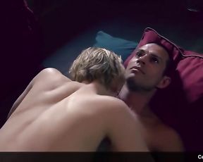 Light-Haired Celebrity Lori Katz Hooter-Sling-Less And Riding Trouser Snake Gently