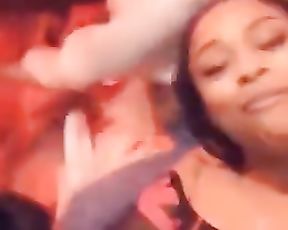 Instagram Showcases Puffies and Bum at Party (jaw-dropping) @queenimher