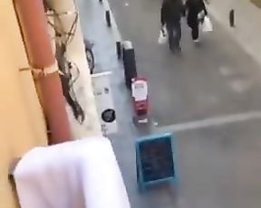 Quarantine Sucking Daddy Cum-Shotgun in Public