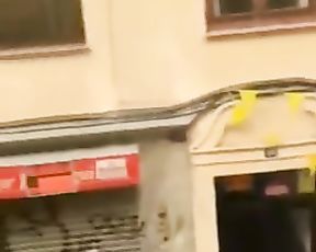 Quarantine Sucking Daddy Cum-Shotgun in Public