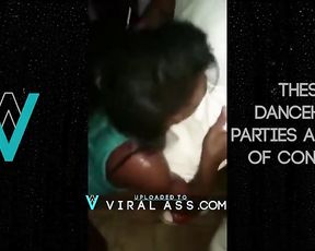 Jamaican Nymph Sucking Prick at Dancehall Party