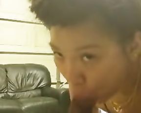 She Handed the Corona Virus Studying Agains LARGE EBONY SALAMI