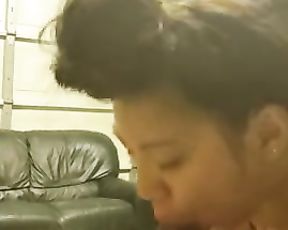 She Handed the Corona Virus Studying Agains LARGE EBONY SALAMI