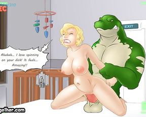 PANTHEA LEAVE2GETHER ADULT HUMP GAME: BOSS' TRAINFUCK