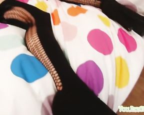 Erotic dark-haired takes jaw-dropping poses in black lingerie