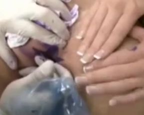 Inexperienced Babe Gets her Butthole Tattooed