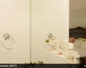 Light-Haired Actress Sarah Butler Naked and Undergarments Erotic Movie Scenes