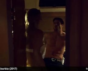 Light-Haired Actress Sarah Butler Naked and Undergarments Erotic Movie Scenes