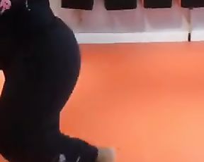 Marvellous Dark-Hued Martial Arts Lady Punches (a Bit of POINT OF GLANCE Included)