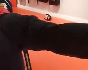 Marvellous Dark-Hued Martial Arts Lady Punches (a Bit of POINT OF GLANCE Included)