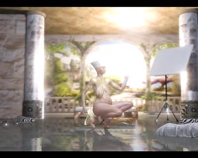 Knocked Up Dora Art. Funny Nude Dance in Egypt Sextour.