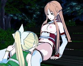 Hot Naked Leafa Asuna Lesbians | Sex Pictures Pass