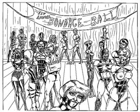 Subs in Limit Restrain Bondage RESTRAIN BONDAGE & DISCIPLINE Cartoon Art