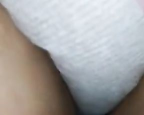 Soaking a already Raw Female Diaper from 2 Days ago that I Filmed this