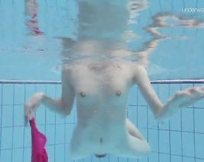 Anna Netrebko erotic swimming