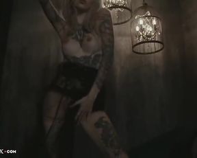 Red Fox Dancing Passionate Striptease in Underwear - Softsex Erotica