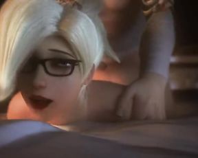 Overwatch Mercy GARGLE-JOB & Inward Orgasm - VG Erotica