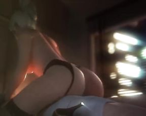Overwatch Mercy GARGLE-JOB & Inward Orgasm - VG Erotica