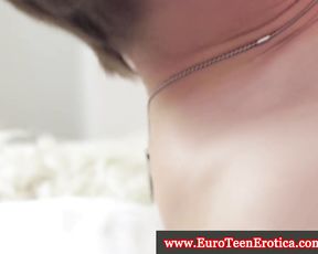 18yo euro raven first-ever-timer being pounded